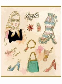 手繪卡通生活用品矢量素材 動漫制作與設計的創意源泉